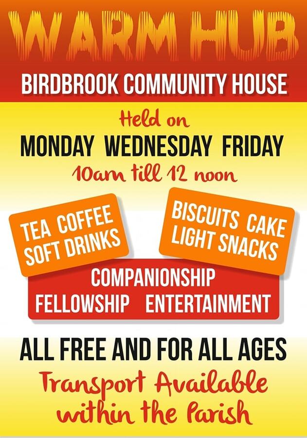 Warm Hub advertising 